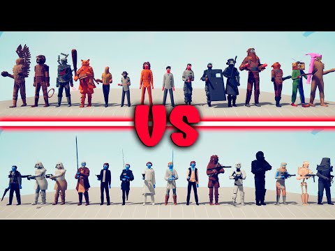 STAR WARS TEAM vs MEGA SCP TEAM | TABS - Totally Accurate Battle Simulator