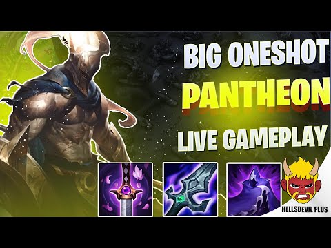 Big ONESHOT Pantheon Build! - Wild Rift HellsDevil Plus Gameplay