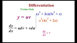 CALCULUS 1: DIFFERENTIATION USING PRODUCT RULE