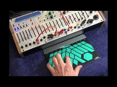 Buchla Easel Command and Sensel Morph Single Pad