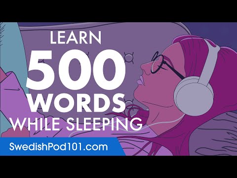 Swedish Conversation: Learn while you Sleep with 500 words