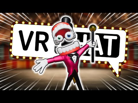 CAINE IS HERE TO CREATE FUN ACTIVITIES IN VRCHAT! | The Amazing Digital Circus - Funny moments -