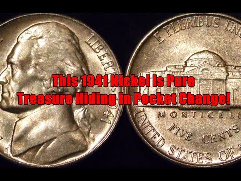 1941 Nickel Features Different Sized Mint Marks - One is Very Valuable & Highly Collectible!