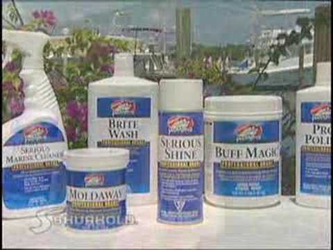 Cleaning and Detailing your boat? TIP: Use Shurhold's Clean-N-Simple System