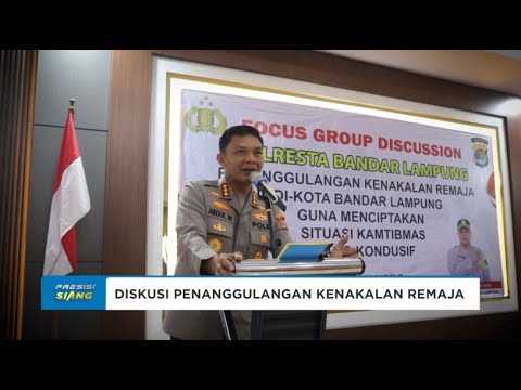 POLRESTA BANDAR LAMPUNG TANGGULANGI KENAKALAN REMAJA