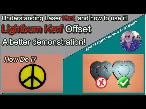 ❓ Understanding Kerf Offset on your Laser Engraver Cutter in Lightburn