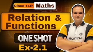 Class 11 Maths Ex 2.1, Q1 to Q10 | Chapter 2 | Relation And Functions | One Shot | CBSE NCERT |
