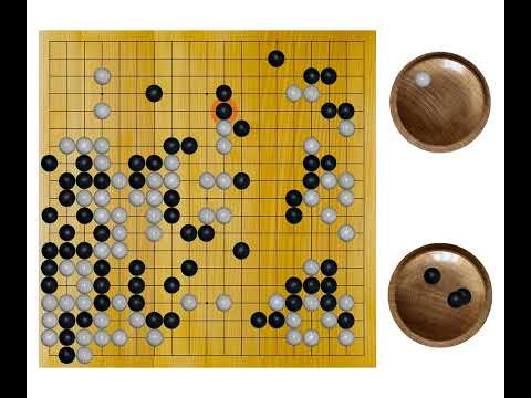 Fujisawa Hosai(9p) - Kada Katsuji(9p), 1975-02-27, 14th Old Meijin, Result: B+R