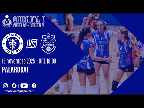 CFA - 6° giornata | Olimpia Po.Li.Ri. vs Volley Team Lunigiana [16/11/2025]