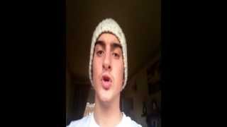 Roving reporter Ray Ginley interviews his brother Mark Ginley after his fight with Johnny Greaves