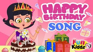 HAPPY BIRTHDAY SONG | KIDS SONG | CELEBRATION | FunKiddzTV