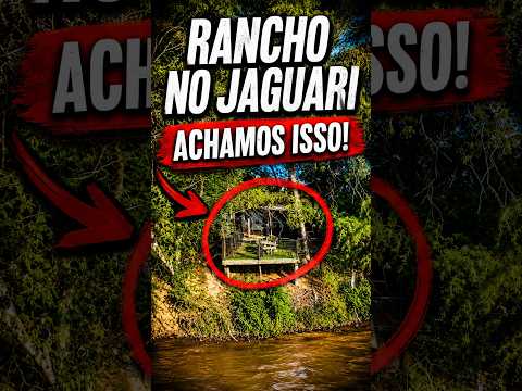Encontramos um Rancho no Rio Jaguari! 🚁