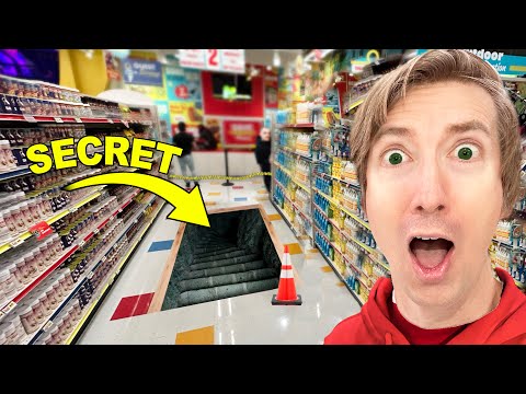 I FOUND a SECRET ROOM in this STORE