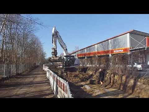 Die Bauarbeiten am S-Bahnhof Wilhelmsruh für die Heidekrautbahn haben begonnen. 👍