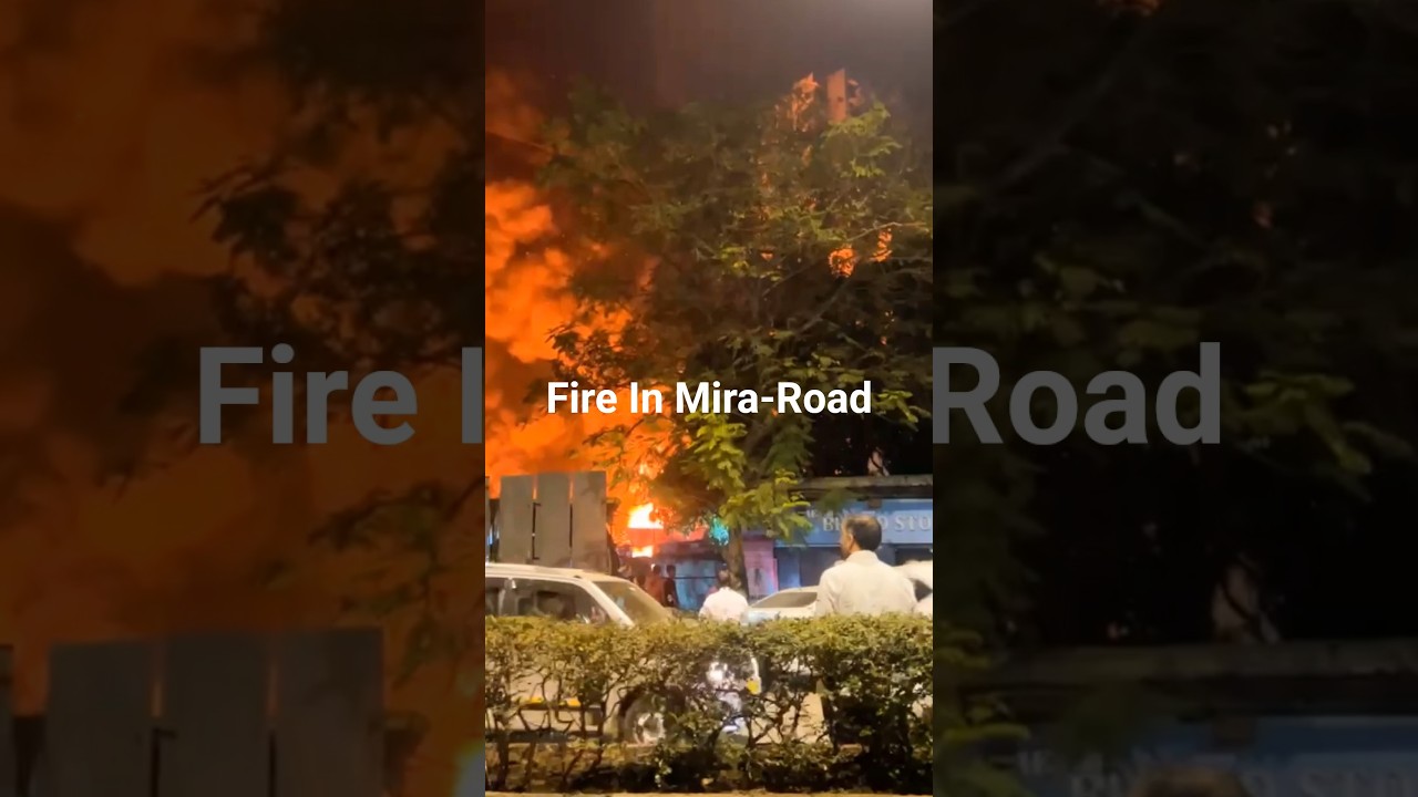 Gas ⛽️ Cylinder Blast at & Fire at Jangid Estate Near in Mira Road east around 3:45 am today morning