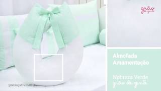 Almofada para Amamentação Nobreza Verde | Ref: 61152