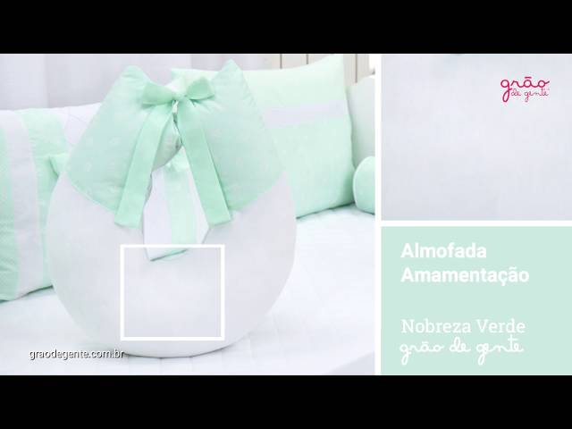 Almofada para Amamentação Nobreza Verde | Ref: 61152