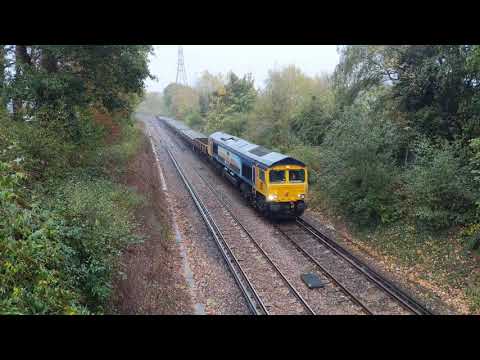 GBRF Class 66709 Solero 🍭 Working 6G14 Hoo Jn - Barnham - 26/10/19
