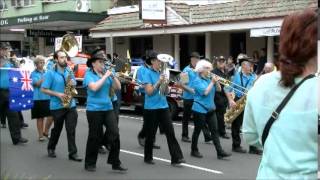 preview picture of video 'Camden Community Band Australia Day Parade 2015'