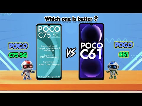 Thumbnail for POCO C75 5G VS POCO C61;Which POCO Phone is BEST for YOU C75 5G or C61?