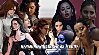 Characters Harry Potter react to Hermione as Maddy [Euphoria] [AU|Tomione, Dramione] [ENG|RU] [1/1]