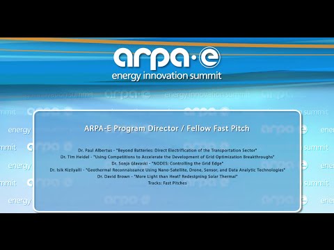 ARPA-E Program Director/Fellow Fast Pitch 3