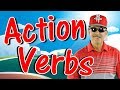Action Verbs | Reading & Writing Song for Kids | Verb Song | Jack Hartmann