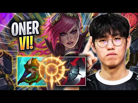 ONER DESTROYING WITH VI! - T1 Oner Plays Vi JUNGLE vs Karthus! | Season 2023