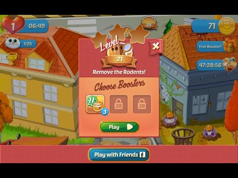 Cookie Cats Level 21 HD 1080p
