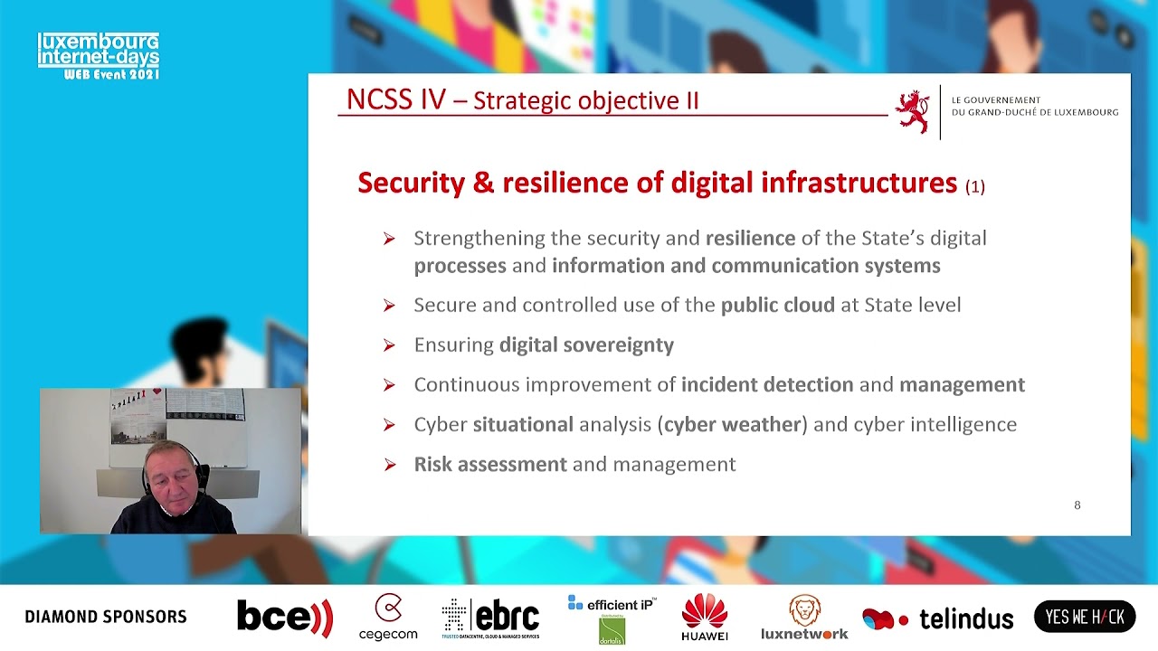 Luxembourg Internet Days 2021 - The National Cybersecurity Strategy IV (2021 - 2025)