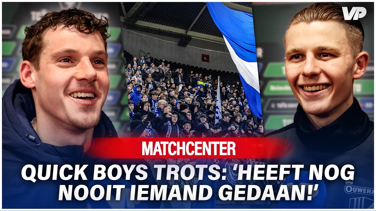 Thumbnail for article: Quick Boys-aanvaller trots na doelpunt: 'Dacht aan niets en alles tegelijk'