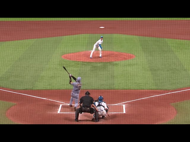 【6回表】ファイターズ・玉井大翔がタイガース・大山悠輔に日本生命セ・パ交流戦第1号となる一発を浴びる… 2025年6月3日 北海道日本ハムファイターズ 対 阪神タイガース