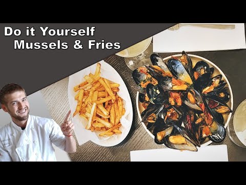 Cooking at Home Mussels and Fries & Feel Like in Belgium