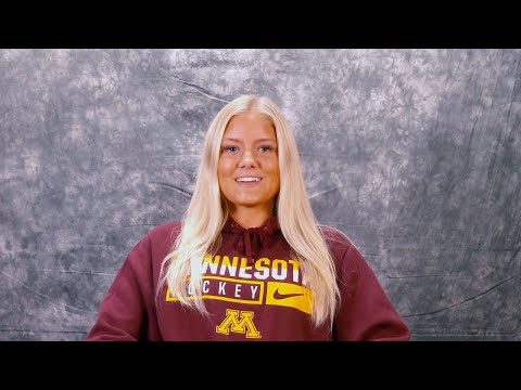 Meet Minnesota Gophers Hockey Player Josie Hemp