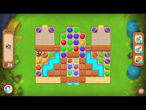 Gardenscapes 2044 Level - 28 moves - NO BooSTERS