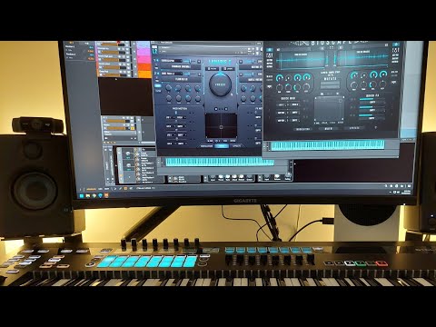 futurism - demo/track walkthrough | no talking | luftrum lunaris 2 / bioscape | bitwig | Valhalla FX
