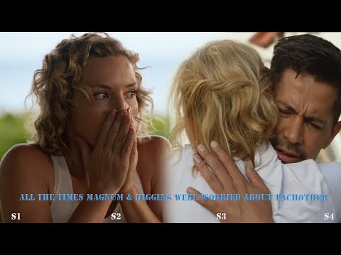 Magnum P.I- Magnum & Higgins worrying about each other throughout the seasons
