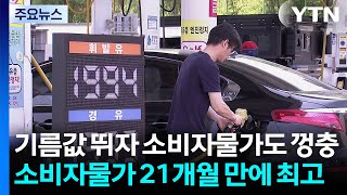 기름값 뛰자 물가도 '껑충'...소비자물가 21개월 만에 최고 / YTN