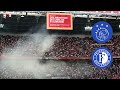 Oorwassing in eerste helft; vuurwerk leidt tot staking | samenvatting Ajax - Feyenoord