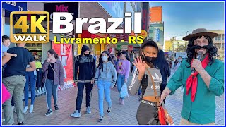 【4K】WALK BRAZIL Santana do Livramento RS Brasil travel vlog