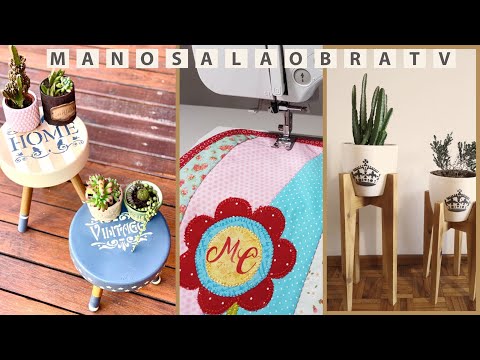 ManosalaObraTv 2020 Programa 53 - Pintura Decorativa - Deco Ideas - Costura y Bordado