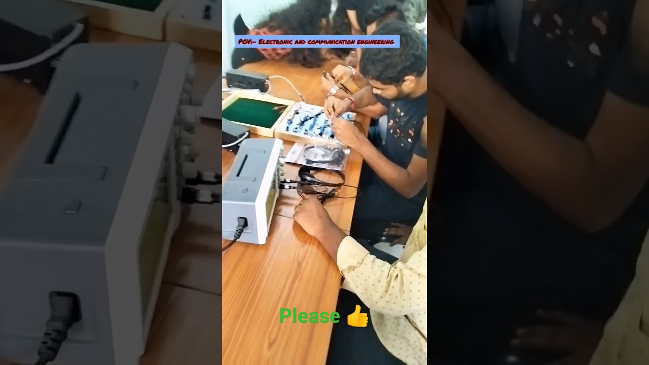 Electronic and communication engineering lab #ece #lab