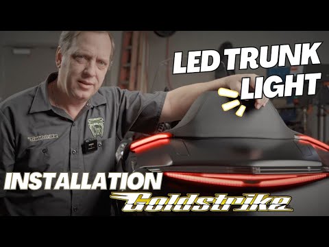Goldstrike Trunk Light with Lightstrike Lighting Installation for 2021-newer Honda Gold Wings