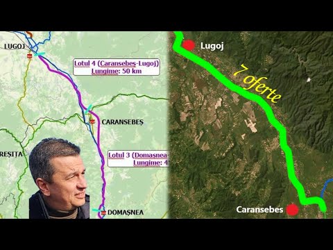 „Autostrada Sudului” LOT 4 Caransebeș - Lugoj: 7 oferte