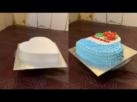 New dill shape cake beautiful cake decoration (HAROON)