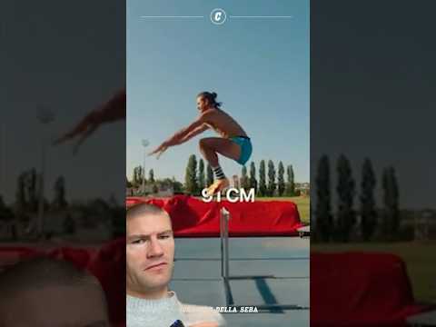 Gianmarco lata nad płotkami #shorts #verticaljumptraining #wyskok
