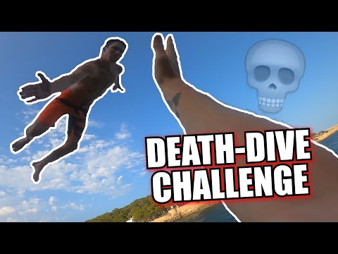 Sprung von riesiger Klippe auf Mallorca!! // + kleine Deathdive Challenge