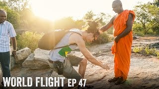 MEETING SRI LANKAN MONK - World Flight Episode 47