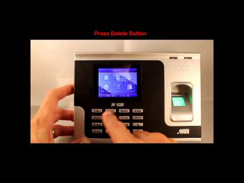 NIGEN N-928 Fingerprint Machine to Register User; Delete User and Download Transaction by USB Thumb Drive