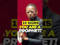 15 SIGNS YOU ARE A PROPHET #mizmzwakhetancredi